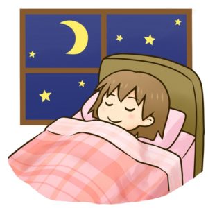 睡眠中