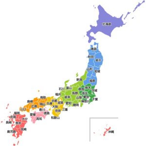 日本地図